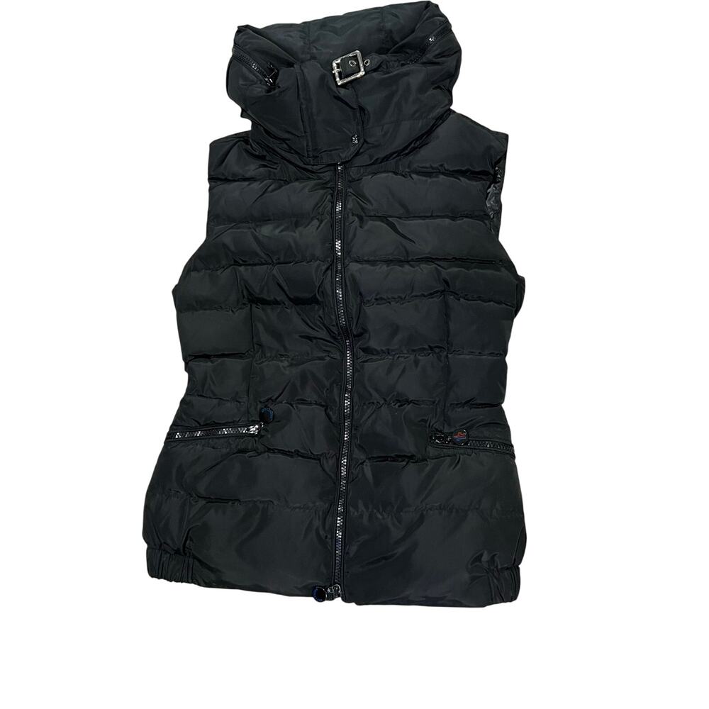Moncler Black Puffer Vest Women Size Small